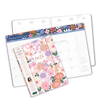 Secret Garden Just Right Bilingual 2025-2026 Monthly Planner Calendar