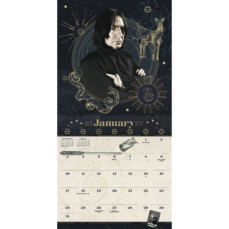 Harry Potter Exclusive with Decal 2027 Wall Calendar