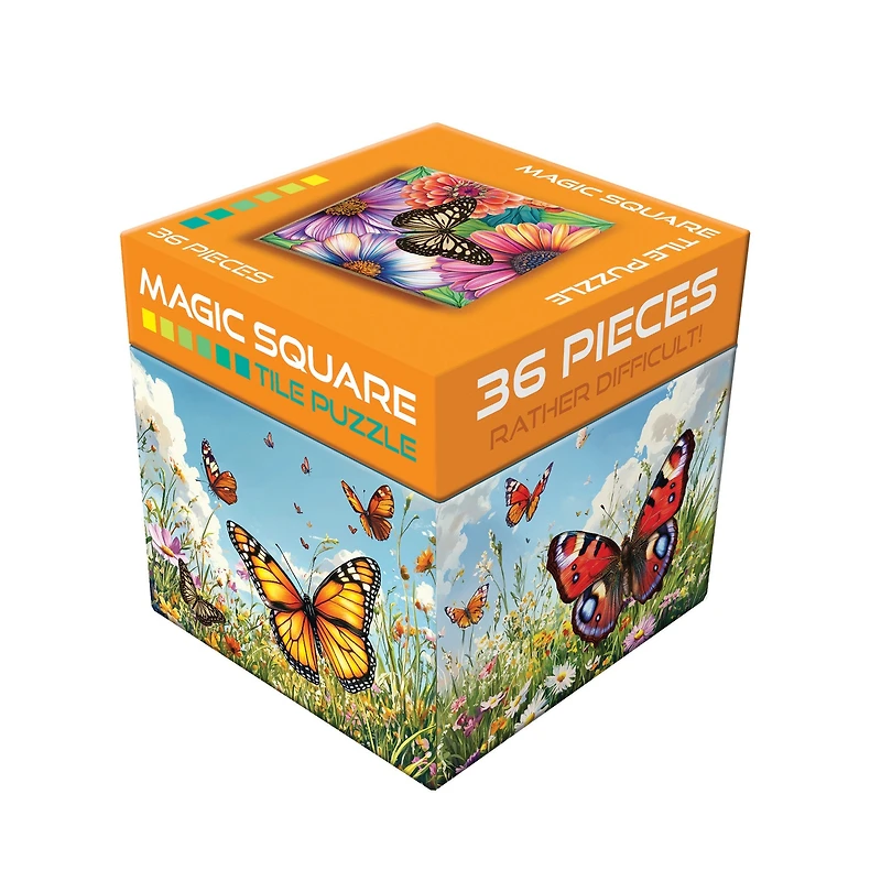 Butterflies Magic Square 36 Piece Puzzle - Online Only