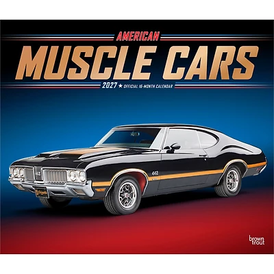 American Muscle Cars 2027 Wall Calendar