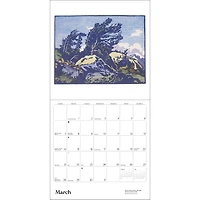 Arts and Crafts Block Prints 2027 Wall Calendar - Online Only