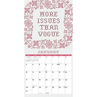 Bitchin' Cross-Stitchin' 2027 Wall Calendar