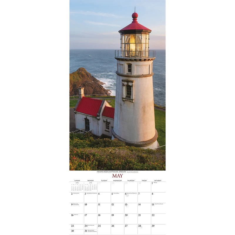 Lighthouses 2027 Poster Calendar