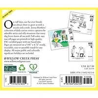 Dog Cartoon A Day By Jonny Hawkins 2026 Box Calendar - Online Only