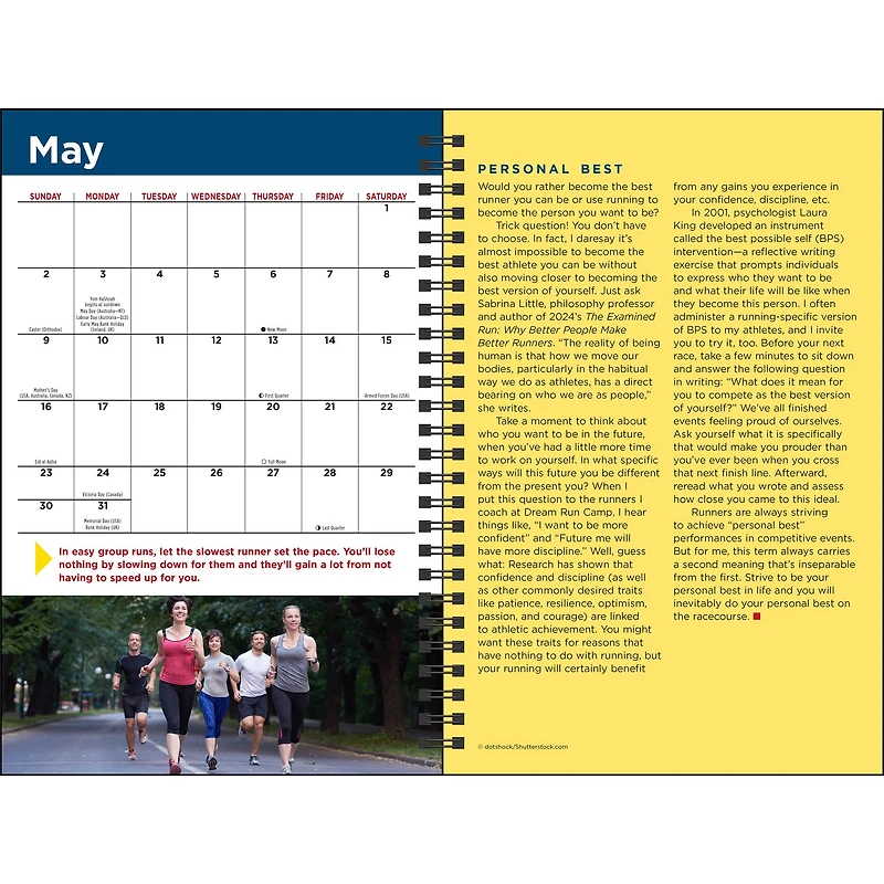 Complete Runner's Log 2027 Engagement Calendar