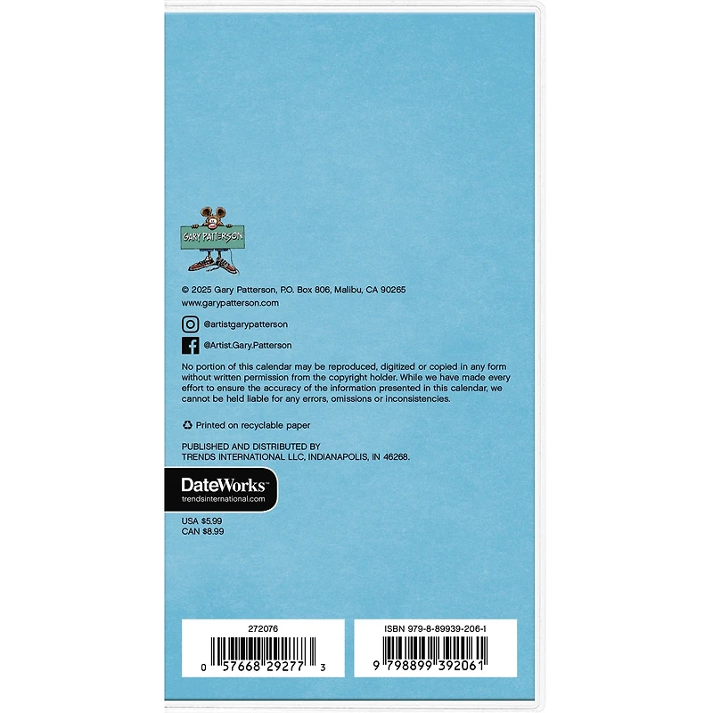 Gary Patterson - Cats 2027 2-Year Pocket Planner - Online Only