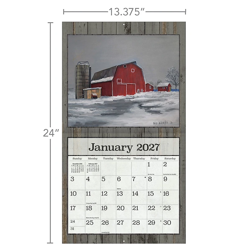 On The Farm 2027 Wall Calendar - Online Only