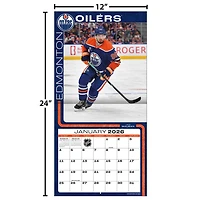 NHL Edmonton Oilers 2026 Wall Calendar