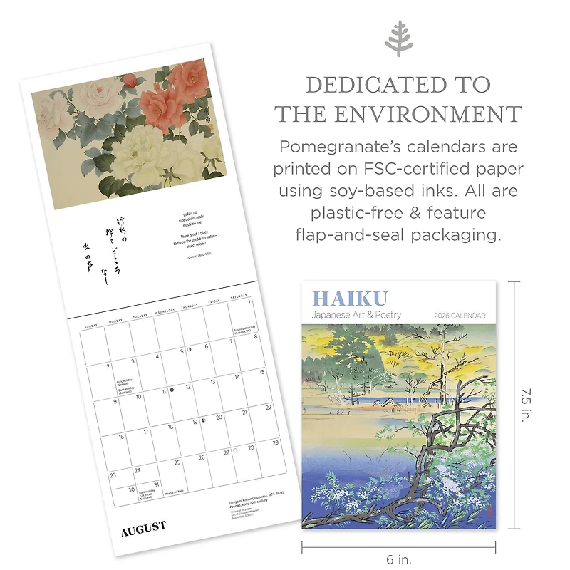Haiku: Japanese Art And Poetry 2026 Mini Calendar