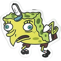 Chicken SpOnGeBoB Vinyl Sticker