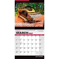 Heavy Equipment 2027 Wall Calendar