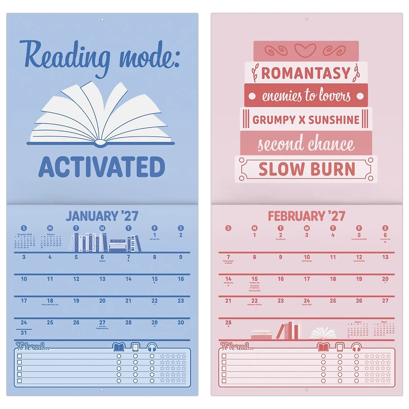 Booked and Busy 2027 Wall Calendar