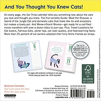 Cat Trivia 2026 Box Calendar