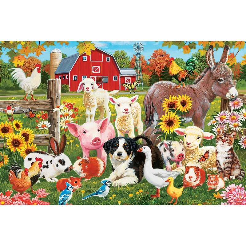 Farmyard Greetings 35 Piece Floor Puzzle