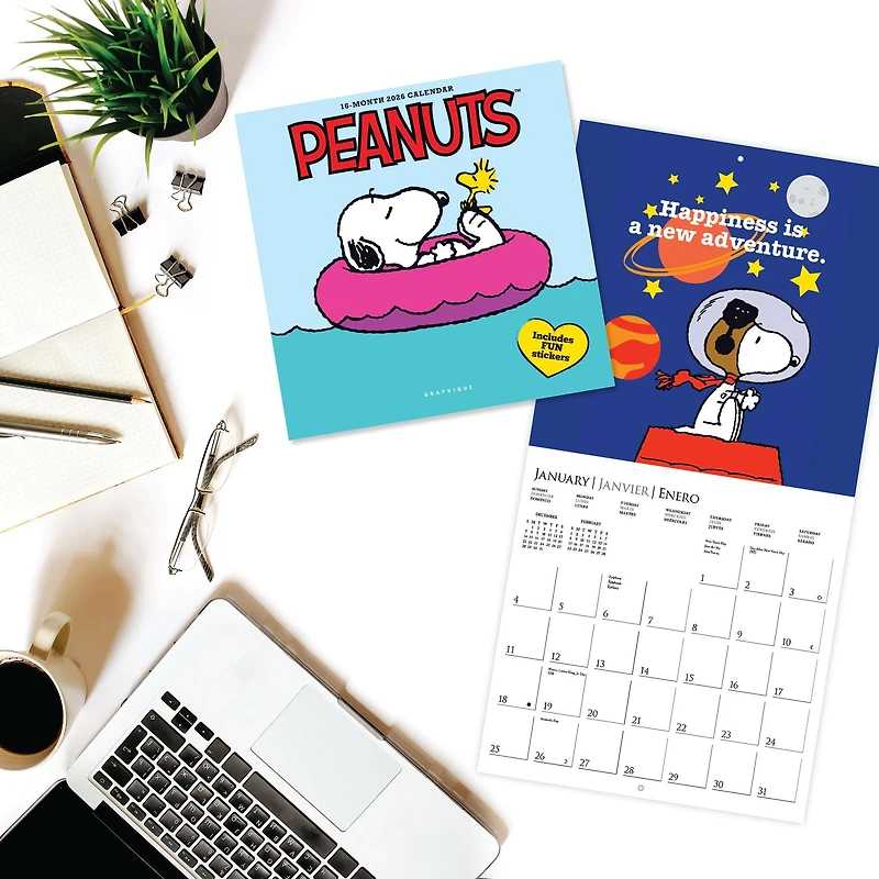 Peanuts 2026 Mini Calendar - Online Only