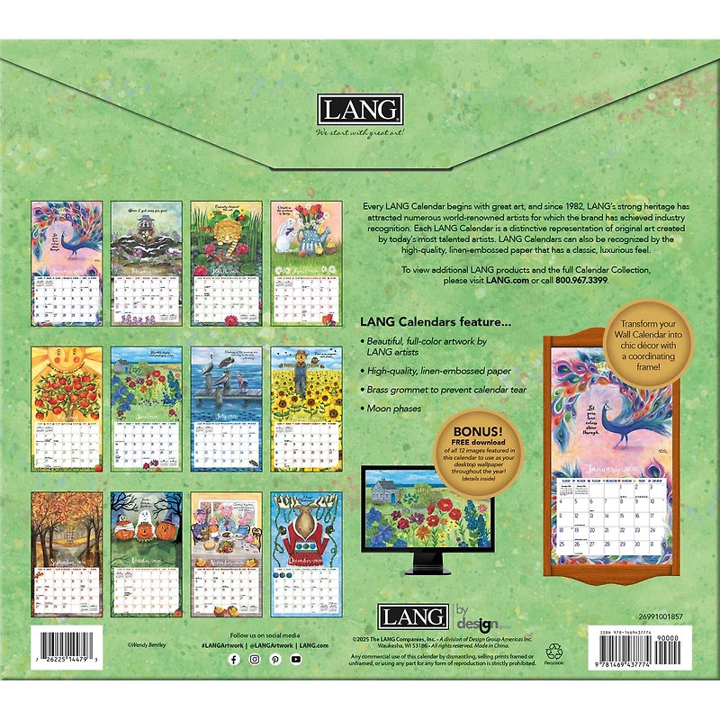 Favorite Things 2026 Deluxe Wall Calendar - Online Only