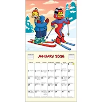Simpsons 2026 Wall Calendar