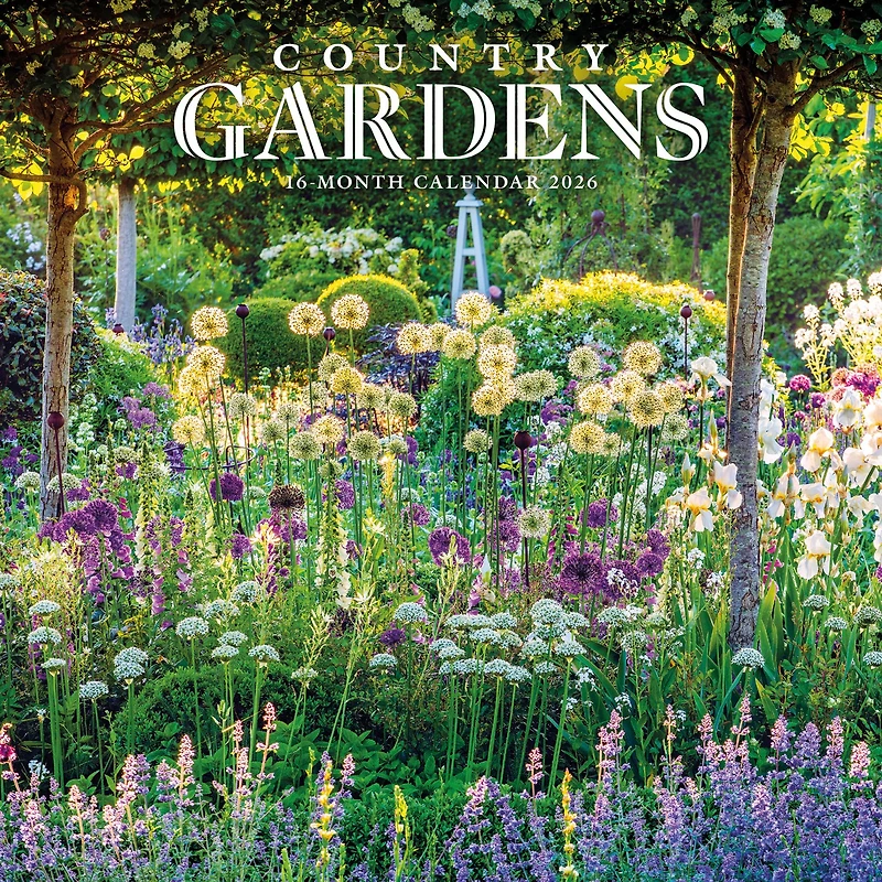 Country Gardens 2026 Wall Calendar