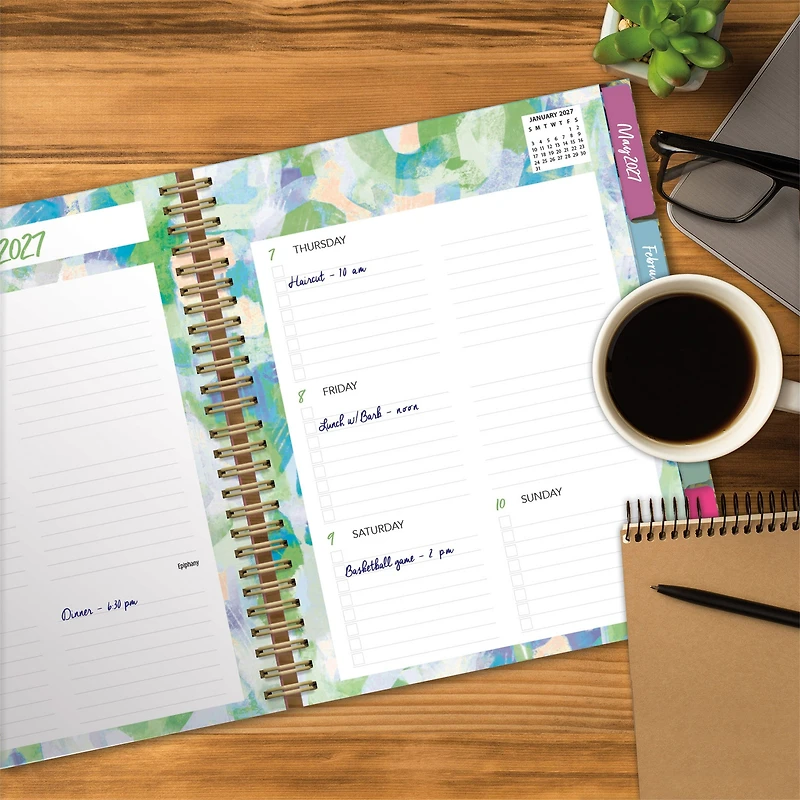 Abstract Expressions Plan It 2027 Engagement Calendar