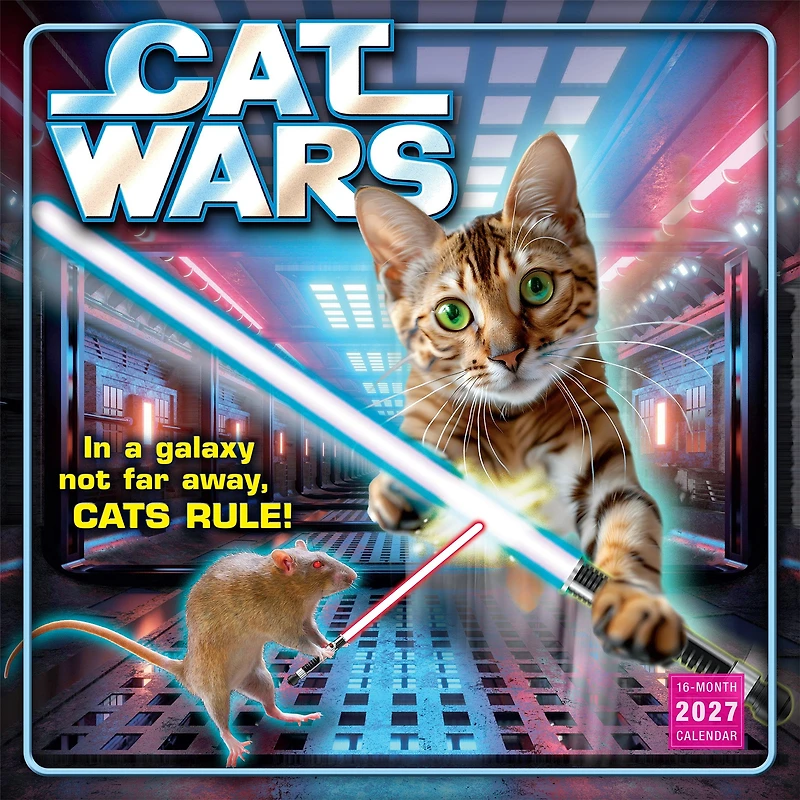 Cat Wars 2027 Wall Calendar