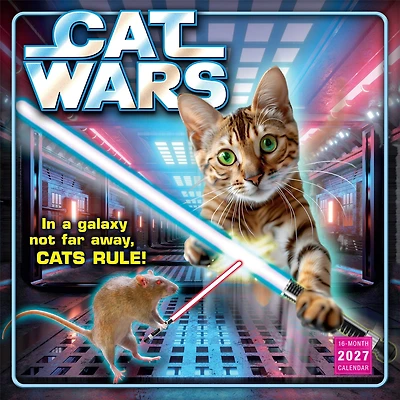 Cat Wars 2027 Wall Calendar