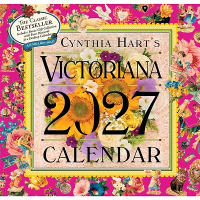 Cynthia Harts Victoriana 2027 Wall Calendar