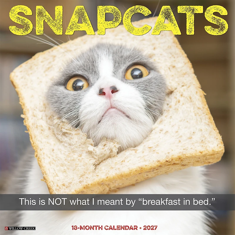 Snapcats 2027 Wall Calendar
