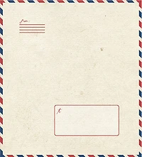 Retro Shipping Envelope Large Gift Wrap 2026