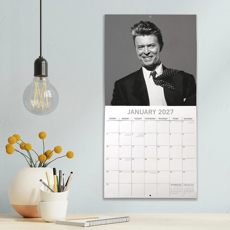 David Bowie 2027 Wall Calendar