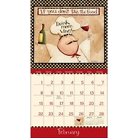 Home Is In The Kitchen Deluxe 2026 Wall Calendar