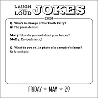 Laugh-Out-Loud Jokes 2026 Box Calendar - Online Only