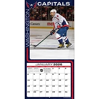 NHL Alex Ovechkin Washington Capitals 2026 Wall Calendar
