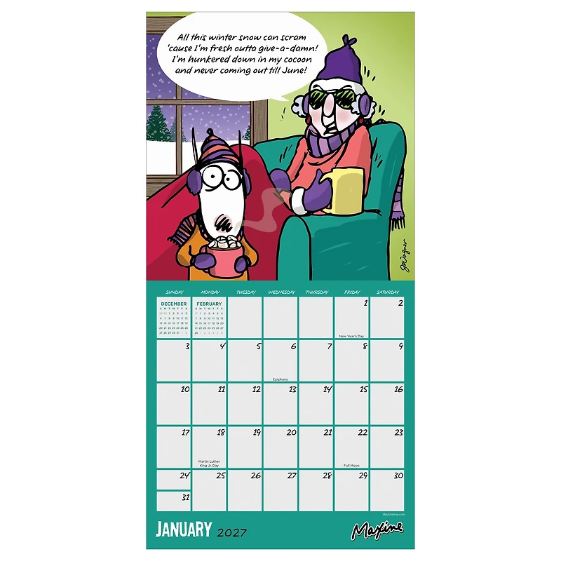 Maxine 2027 Mini Calendar
