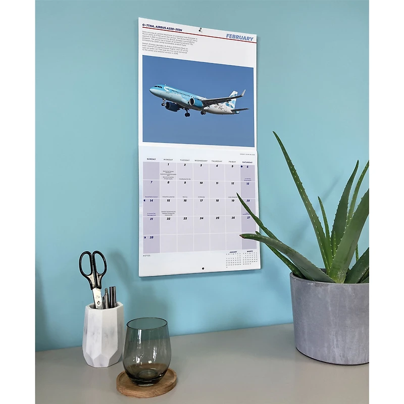 Commercial Aircraft 2027 Wall Calendar