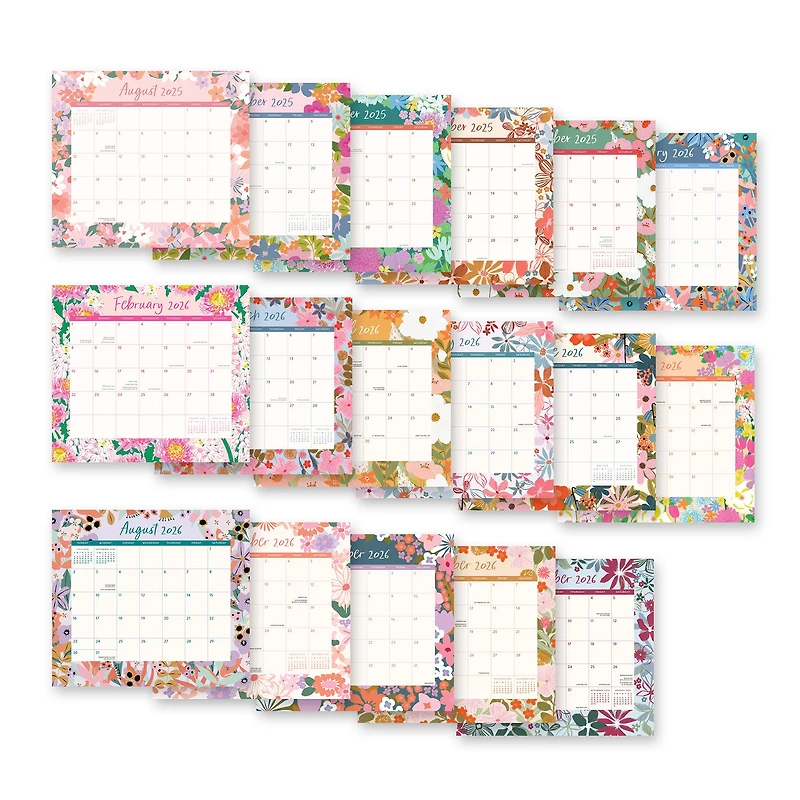 Secret Garden 2025-2026 Exclusive Mini Magnetic Pad Calendar