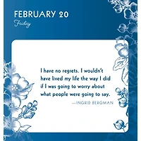 Great Quotes From Great Women 2026 Box Calendar - Online Only