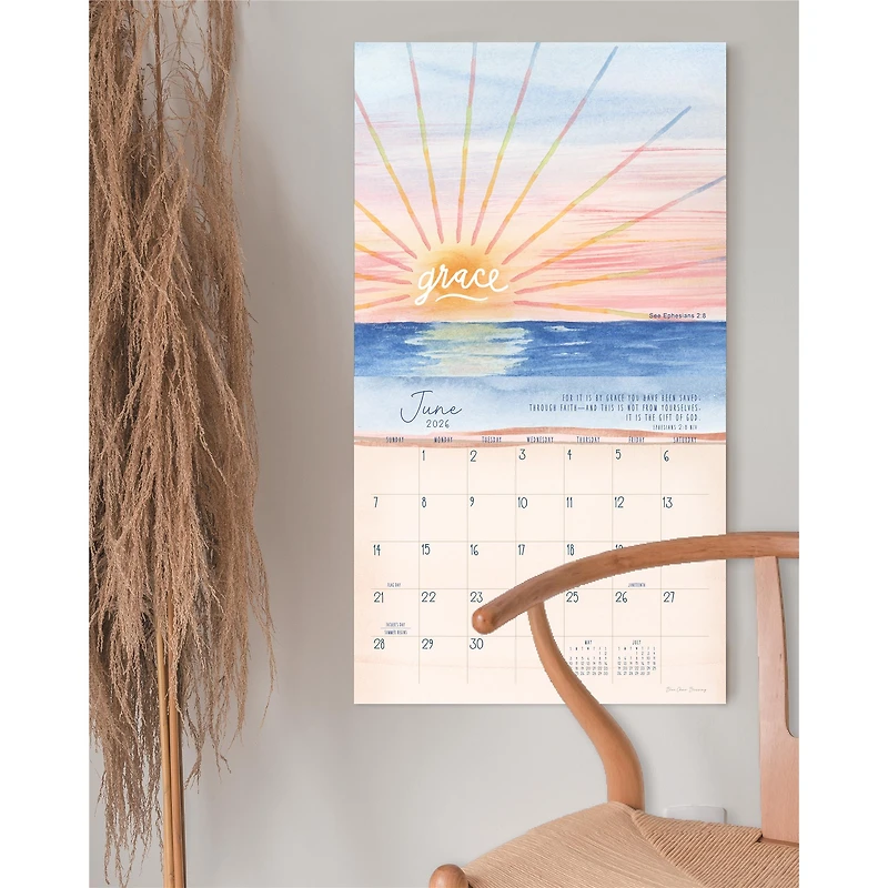 Grace Upon Grace 2026 Deluxe Wall Calendar - Online Only