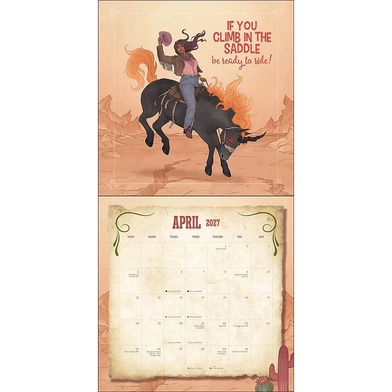 There's a Snake in My Boot 2027 Wall Calendar