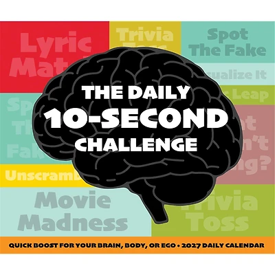 Daily 10-Second Challenge 2027 Box Calendar
