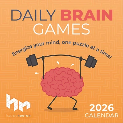 Daily Brain Games 2026 Box Calendar - Online Only