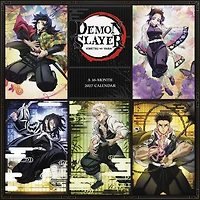 Demon Slayer Kimetsu no Yaiba 2027 Exclusive Wall Calendar with Decal