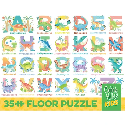 Dinosaur Alphabet 35 Piece Floor Puzzle - Online Only