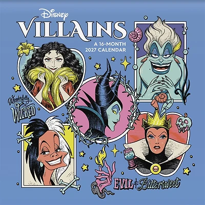 Disney Villains 2027 Wall Calendar
