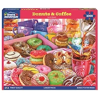 Donuts & Coffee 1000 Piece Puzzle - Online Only
