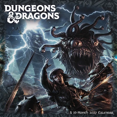 Dungeons and Dragons Classic 2027 Wall Calendar - Online Only
