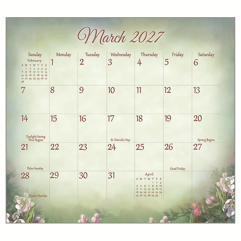 Songbirds Of Faith 2027 Wall Calendar - Online Only