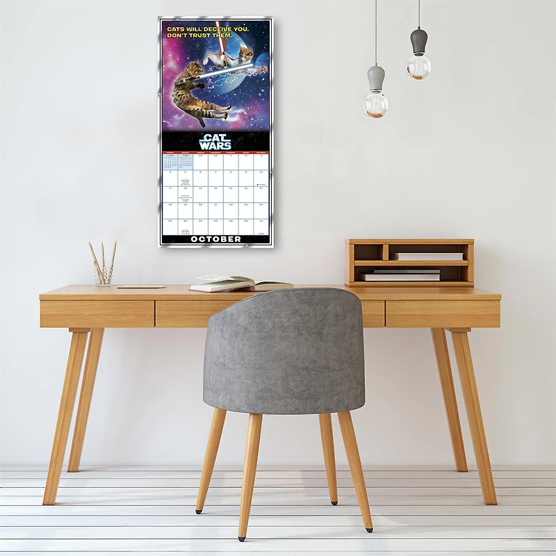 Cat Wars 2026 Wall Calendar