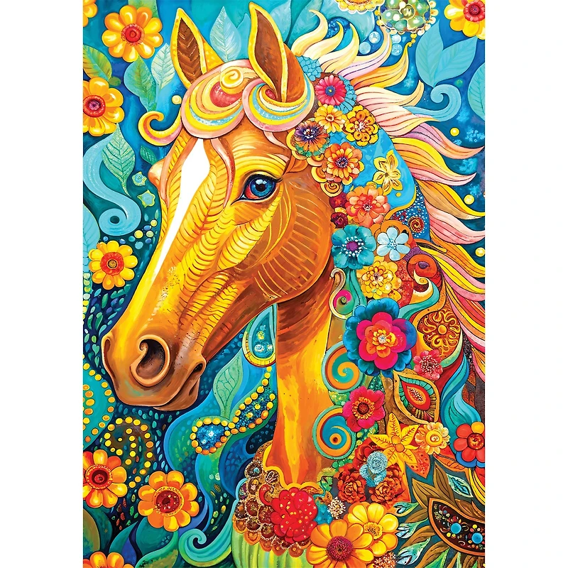 Blooming Mane 1000 Piece Puzzle - Online Only