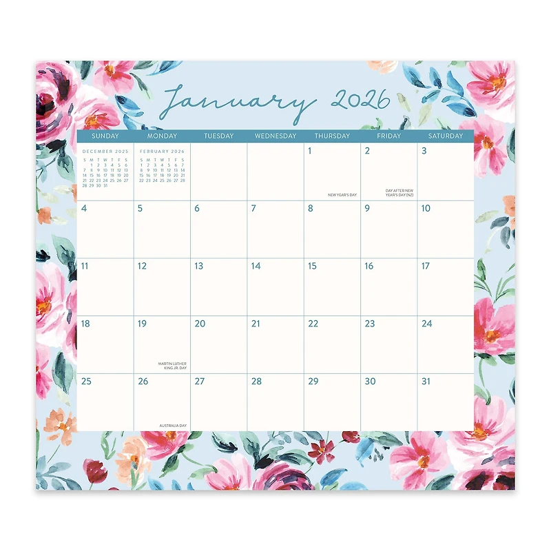 Bella Flora 2025-2026 Exclusive Mini Magnetic Pad Calendar