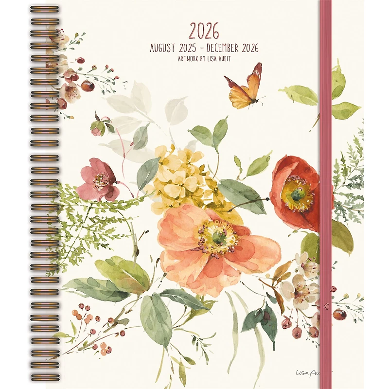 Watercolor Wonder 2025-2026 Engagement Calendar